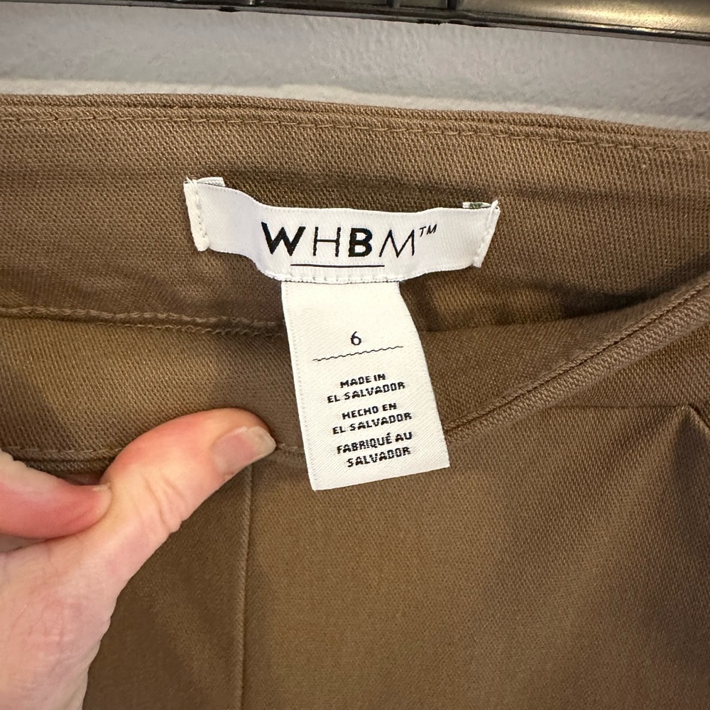 White House Black Market Slim Brown Ankle Pants, size 6 - Picture 2 of 9